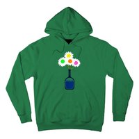 Pretty Pickleball Flowers In Paddle Vase Gift Ideas For Pickleball Fans Hoodie