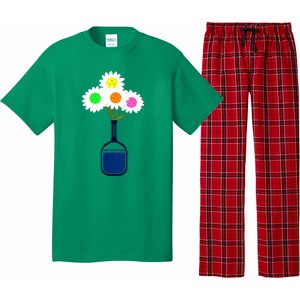 Pretty Pickleball Flowers In Paddle Vase Gift Ideas For Pickleball Fans Pajama Set