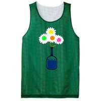 Pretty Pickleball Flowers In Paddle Vase Gift Ideas For Pickleball Fans Mesh Reversible Basketball Jersey Tank