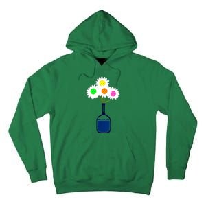 Pretty Pickleball Flowers In Paddle Vase Gift Ideas For Pickleball Fans Tall Hoodie