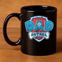 Fathers Day Dad Patrol 11oz C Handle Ceramic Mug