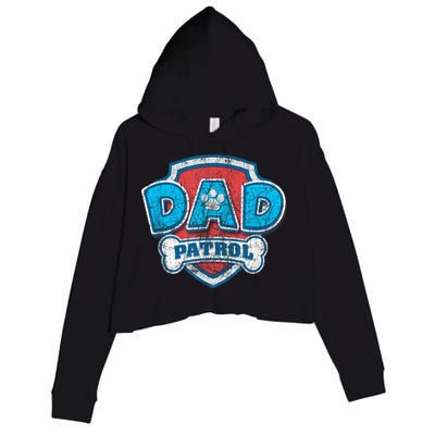 Fathers Day Dad Patrol Crop Fleece Hoodie