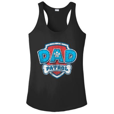 Fathers Day Dad Patrol Ladies PosiCharge Competitor Racerback Tank