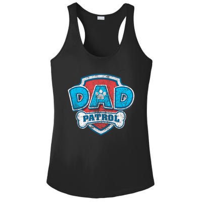 P.A.W. P.A.T.R.O.L Fathers Day Dad Patrol Ladies PosiCharge Competitor Racerback Tank