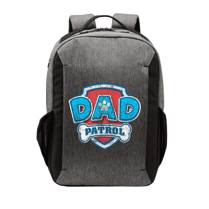 Fathers Day Dad Patrol Vector Backpack