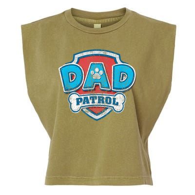Fathers Day Dad Patrol Garment-Dyed Women's Muscle Tee