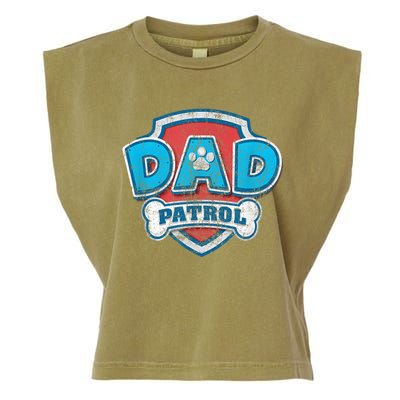 P.A.W. P.A.T.R.O.L Fathers Day Dad Patrol Garment-Dyed Women's Muscle Tee