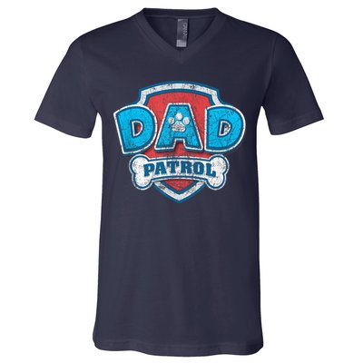 Fathers Day Dad Patrol V-Neck T-Shirt