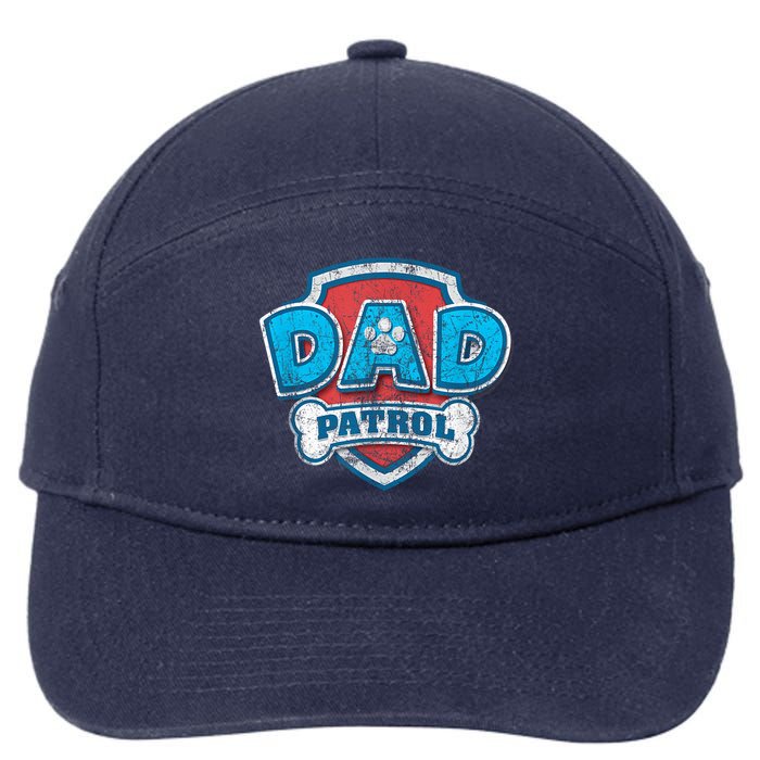 Fathers Day Dad Patrol 7-Panel Snapback Hat