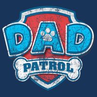 Fathers Day Dad Patrol 7-Panel Snapback Hat
