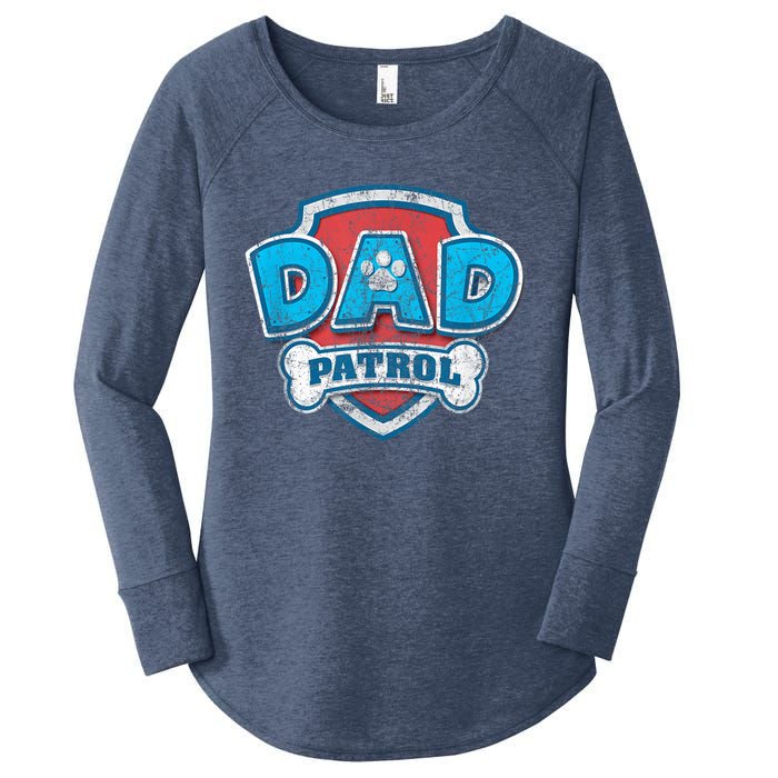 P.A.W. P.A.T.R.O.L Fathers Day Dad Patrol Women's Perfect Tri Tunic Long Sleeve Shirt