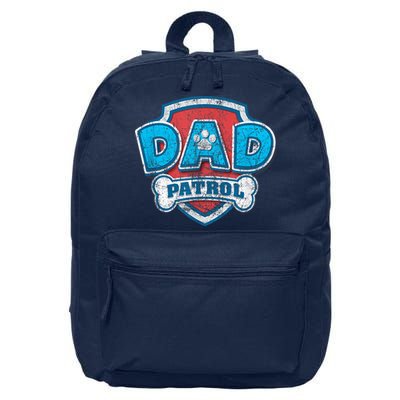 Fathers Day Dad Patrol 16 in Basic Backpack