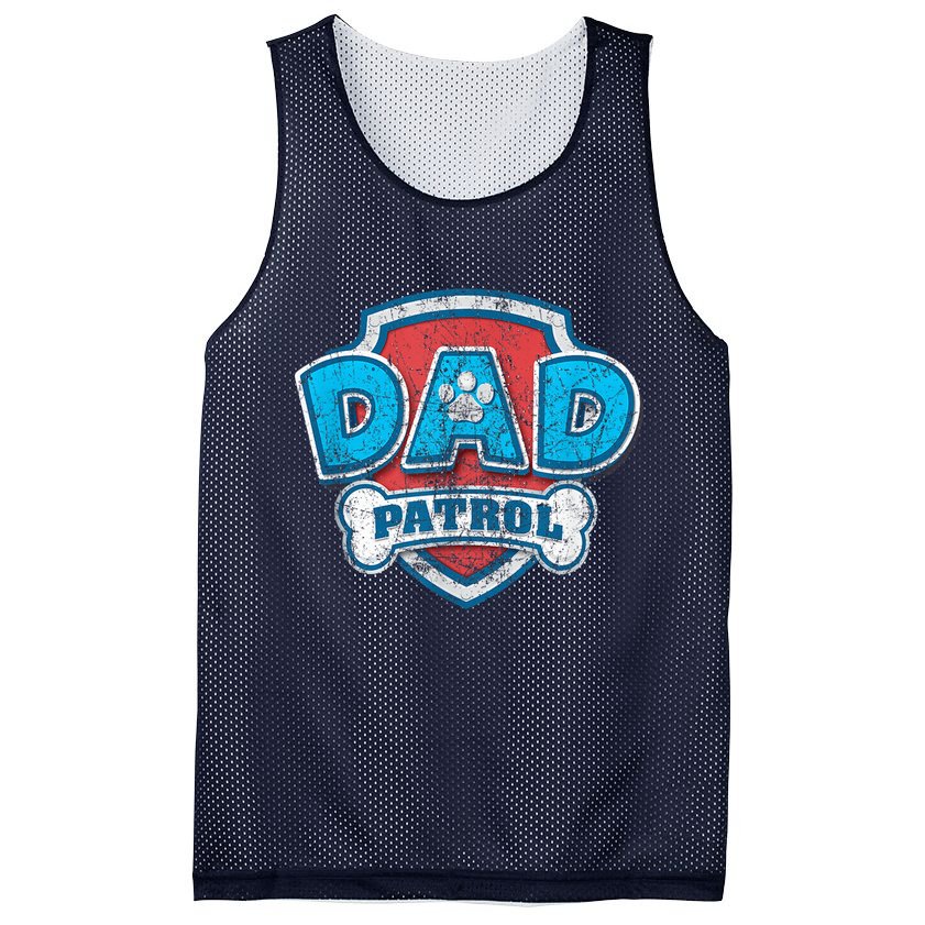 Fathers Day Dad Patrol Mesh Reversible Basketball Jersey Tank