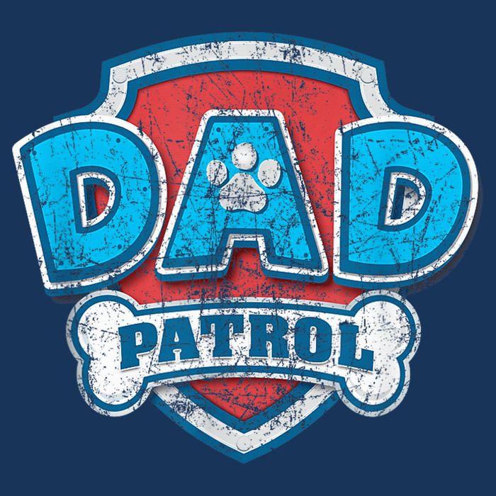 Fathers Day Dad Patrol Cooling Performance Long Sleeve Crew