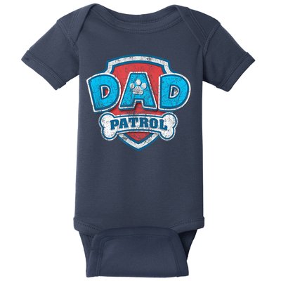 Fathers Day Dad Patrol Baby Bodysuit
