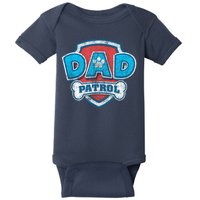 Fathers Day Dad Patrol Baby Bodysuit
