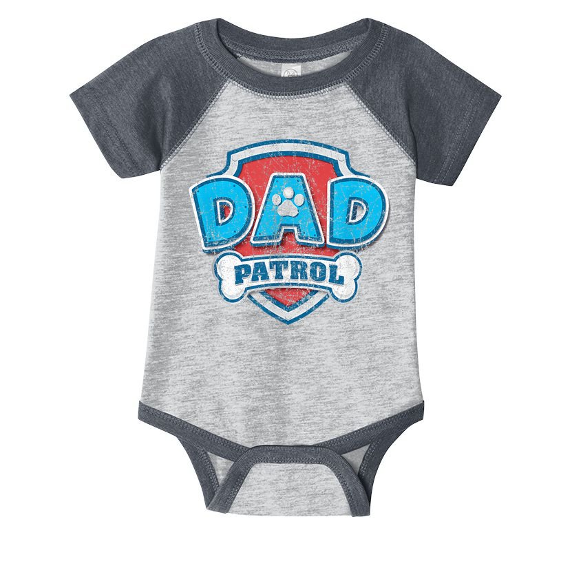 Fathers Day Dad Patrol Infant Baby Jersey Bodysuit