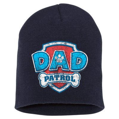 Fathers Day Dad Patrol Short Acrylic Beanie