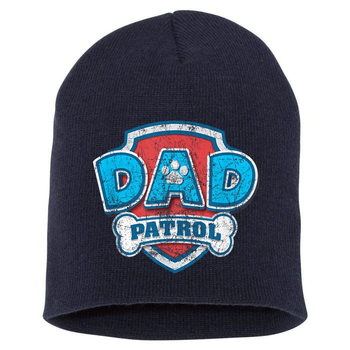 Fathers Day Dad Patrol Short Acrylic Beanie