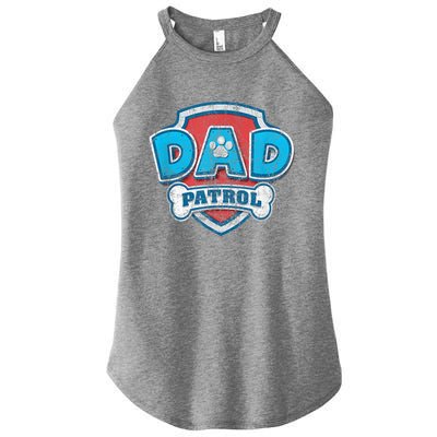 P.A.W. P.A.T.R.O.L Fathers Day Dad Patrol Women's Perfect Tri Rocker Tank