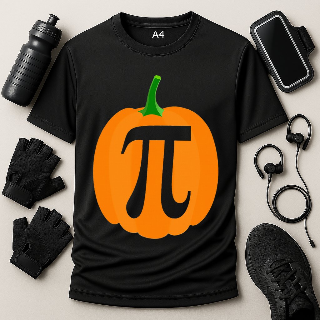 Pumpkin Pi Funny Halloween & Thanksgiving Pumpkin Pie Performance Shirt