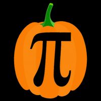 Pumpkin Pi Funny Halloween & Thanksgiving Pumpkin Pie Button