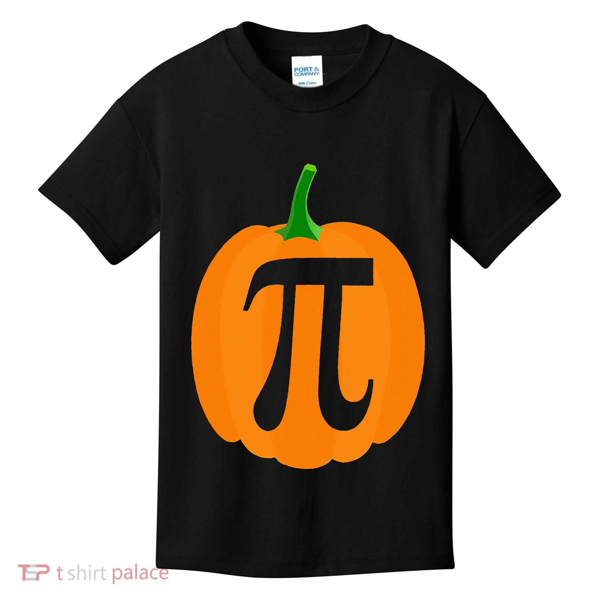 Pumpkin Pi Funny Halloween & Thanksgiving Pumpkin Pie Kids T-Shirt