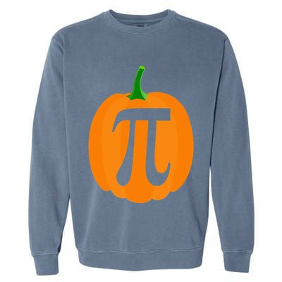 Pumpkin Pi Funny Halloween & Thanksgiving Pumpkin Pie Garment-Dyed Sweatshirt