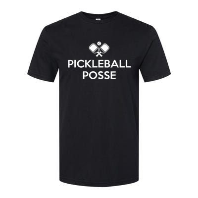 Pickleball Posse Funny Pickleball Softstyle CVC T-Shirt