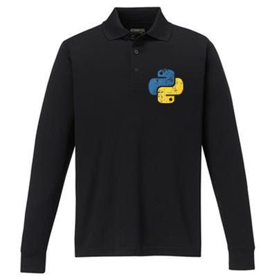 Python Programming For Programmers Performance Long Sleeve Polo