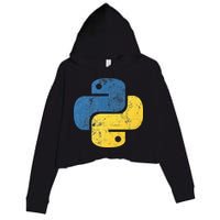 Python Programming For Programmers Crop Fleece Hoodie
