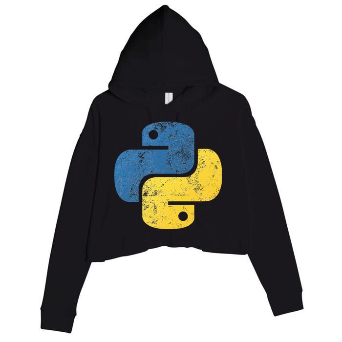 Python Programming For Programmers Crop Fleece Hoodie