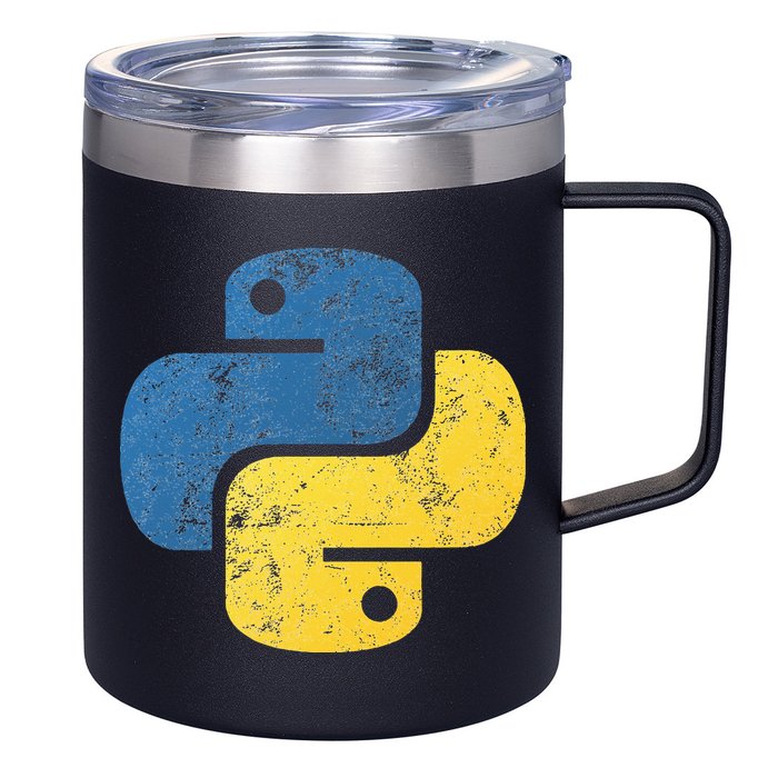 Python Programming For Programmers 12oz Stainless Steel Coffee Mug