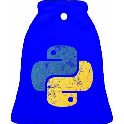 Python Programming For Programmers Ceramic Bell Ornament