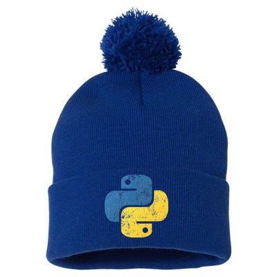 Python Programming For Programmers Pom Pom 12in Knit Beanie