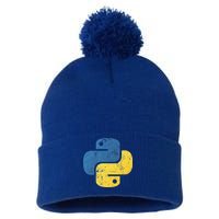 Python Programming For Programmers Pom Pom 12in Knit Beanie