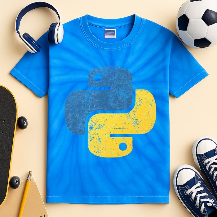 Python Programming For Programmers Kids Tie-Dye T-Shirt