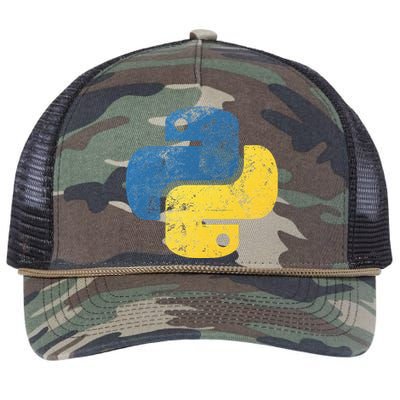 Python Programming For Programmers Retro Rope Trucker Hat Cap