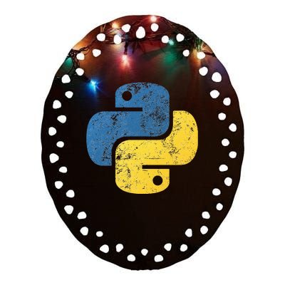 Python Programming For Programmers Ceramic Oval Ornament