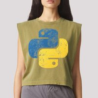 Python Programming For Programmers Garment-Dyed Women's Muscle Tee
