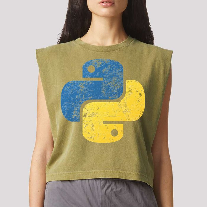 Python Programming For Programmers Garment-Dyed Women's Muscle Tee