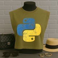 Python Programming For Programmers Garment-Dyed Women's Muscle Tee