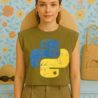 Python Programming For Programmers Garment-Dyed Women's Muscle Tee