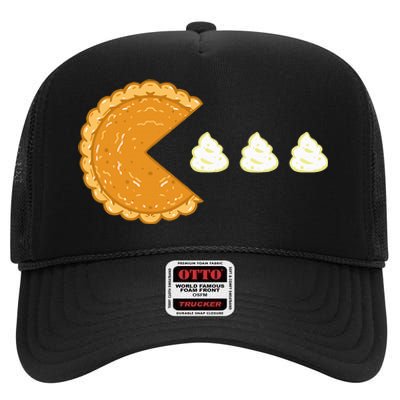 Pumpkin Pie Gamer Thanksgiving High Crown Mesh Back Trucker Hat