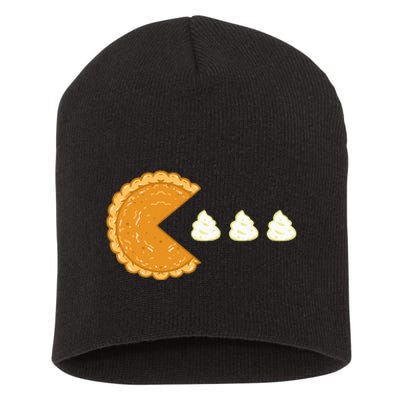 Pumpkin Pie Gamer Thanksgiving Short Acrylic Beanie