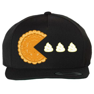 Pumpkin Pie Gamer Thanksgiving Wool Snapback Cap