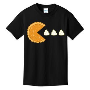 Pumpkin Pie Gamer Thanksgiving Kids T-Shirt