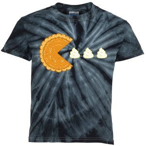 Pumpkin Pie Gamer Thanksgiving Kids Tie-Dye T-Shirt