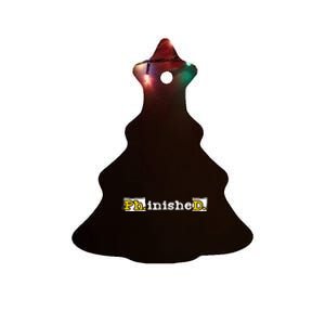 Ph.Inished. Phd Graduate Ph.D. Graduation Doctorate Degree Ceramic Tree Ornament