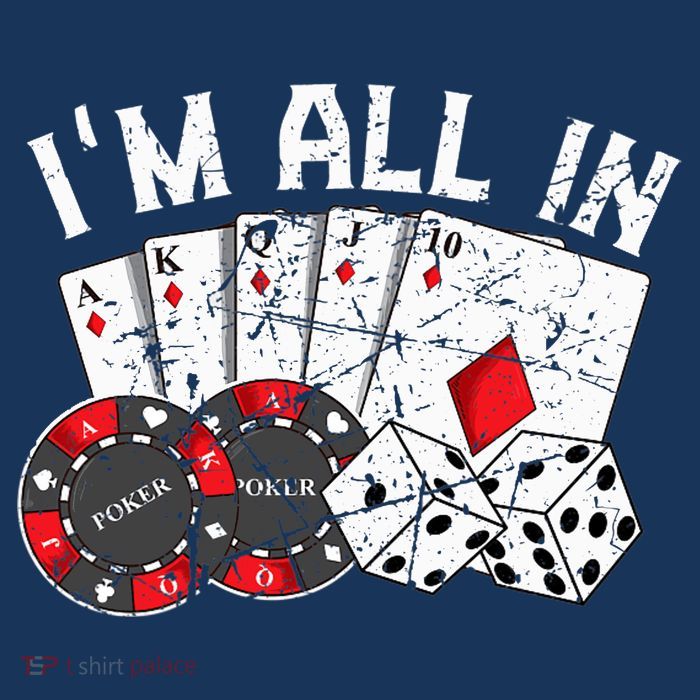 Poker Player Gamble Casino Card Bet Texas Hold Em I'm All In Premium Baby Bodysuit